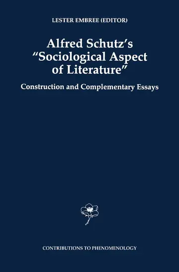 Cover of Alfred Schutz's Sociological Aspect of Literature