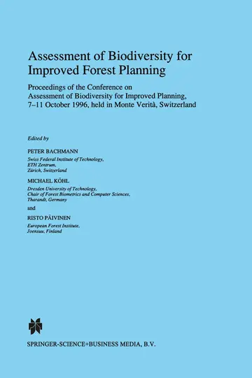 Cover of Assessment of Biodiversity for Improved Forest Planning