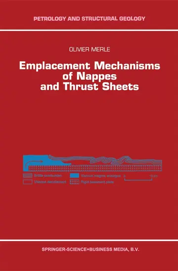 Cover of Emplacement Mechanisms of Nappes and Thrust Sheets