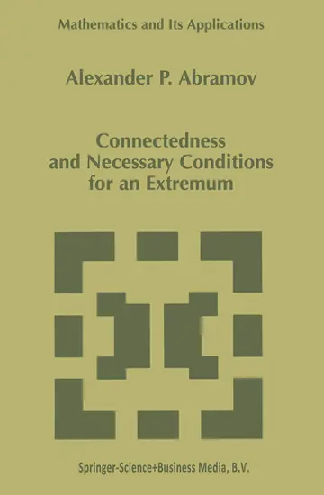 Cover of Connectedness and Necessary Conditions for an Extremum