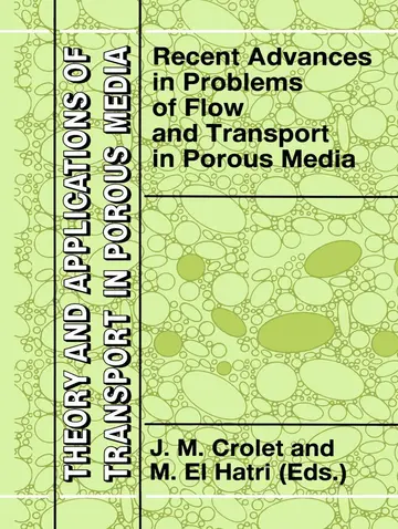 Cover of Recent Advances in Problems of Flow and Transport in Porous Media