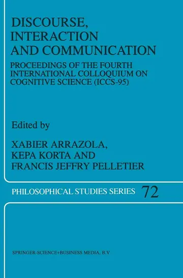 Cover of Discourse, Interaction and Communication