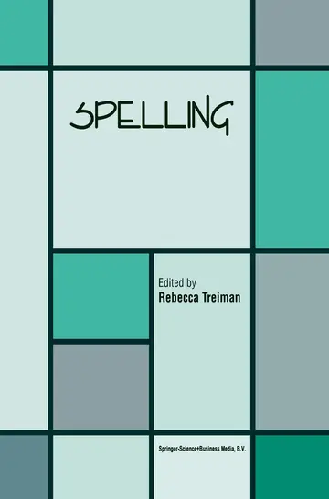 Cover of Spelling