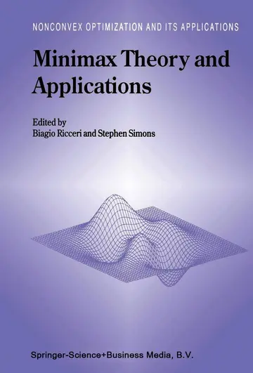 Cover of Minimax Theory and Applications