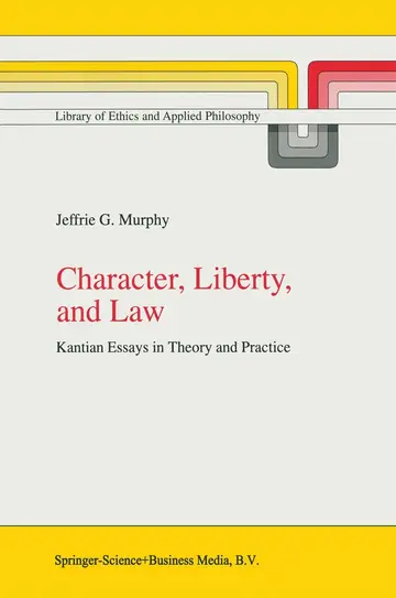 Cover of Character, Liberty and Law