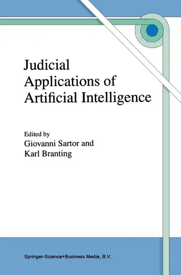 Cover of Judicial Applications of Artificial Intelligence