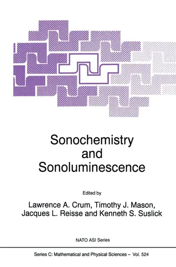 Cover of Sonochemistry and Sonoluminescence