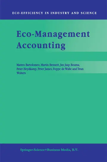 Cover of Eco-management Accounting