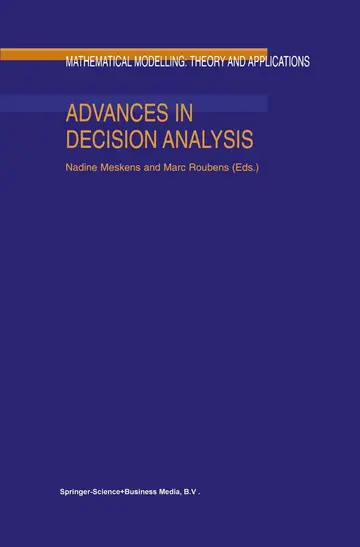 Cover of Advances in Decision Analysis
