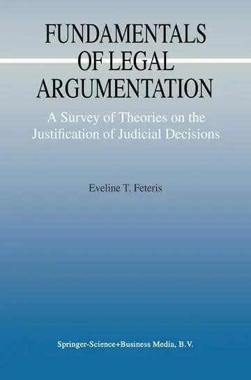 Cover of Fundamentals of Legal Argumentation