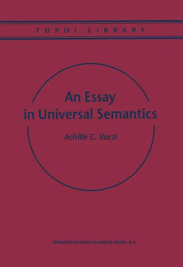Cover of An Essay in Universal Semantics