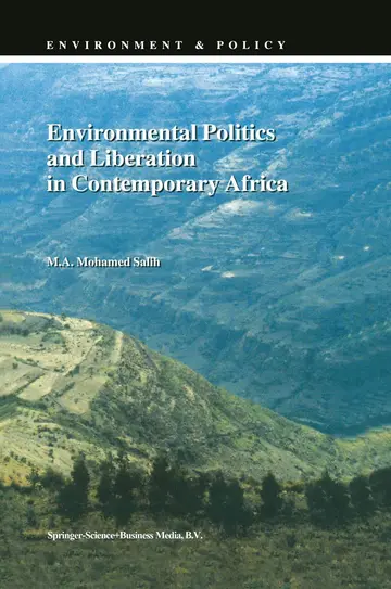 Cover of Environmental Politics and Liberation in Contemporary Africa