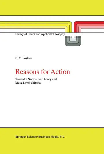 Cover of Reasons for Action