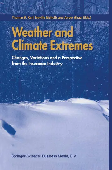 Cover of Weather and Climate Extremes