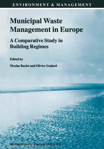 Cover of Municipal Waste Management in Europe