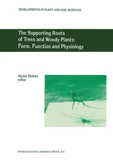 Cover of The Supporting Roots of Trees and Woody Plants Form, Function and Physiology