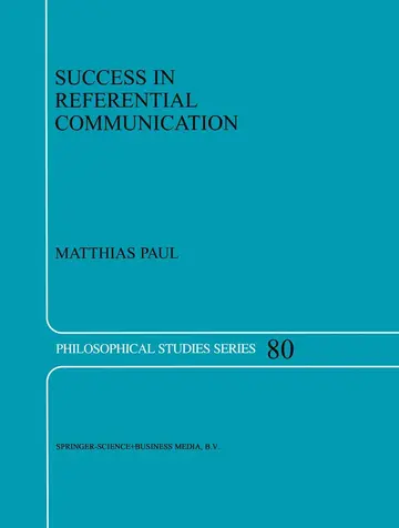 Cover of Success in Referential Communication