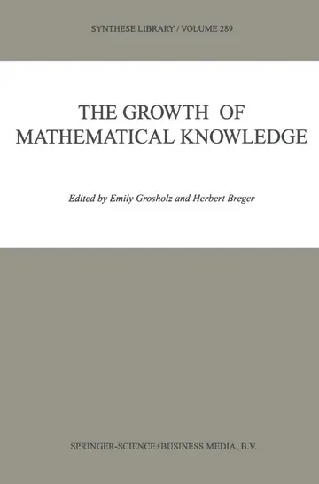 Cover of The Growth of Mathematical Knowledge