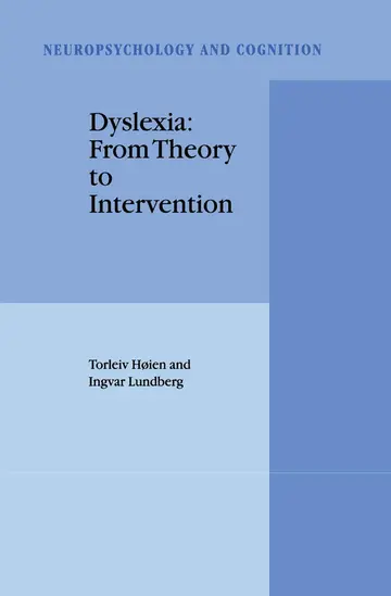 Cover of Dyslexia