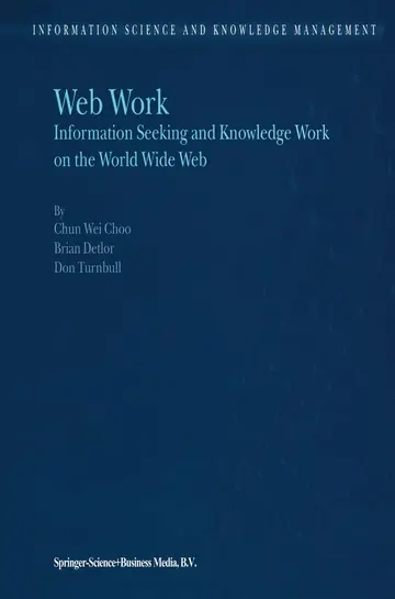 Cover of Web Work