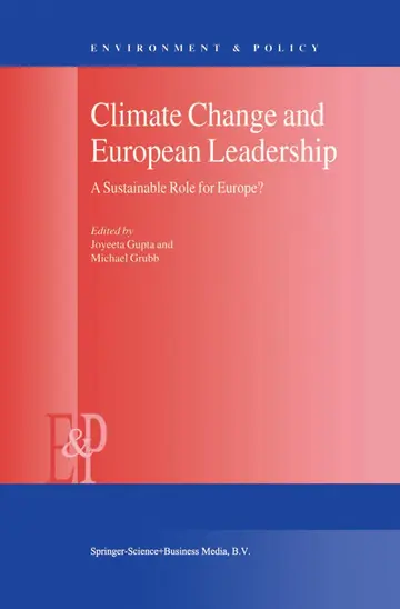 Cover of Climate Change and European Leadership