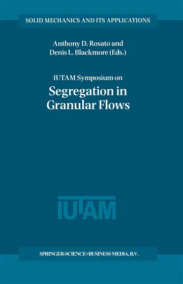 Cover of Iutam Symposium on Segregation in Granular Flows