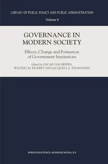 Cover of Governance in Modern Society