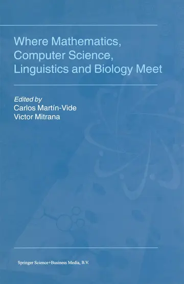 Cover of Where Mathematics, Computer Science, Linguistics and Biology Meet