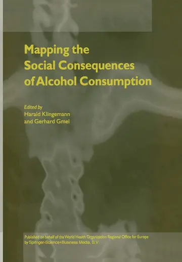 Cover of Mapping the Social Consequences of Alcohol Consumption