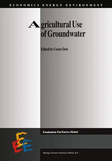 Cover of Agricultural Use of Groundwater