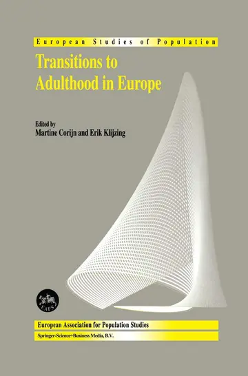 Cover of Transitions to Adulthood in Europe