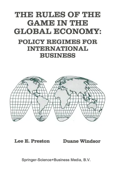 Cover of The Rules of the Game in the Global Economy