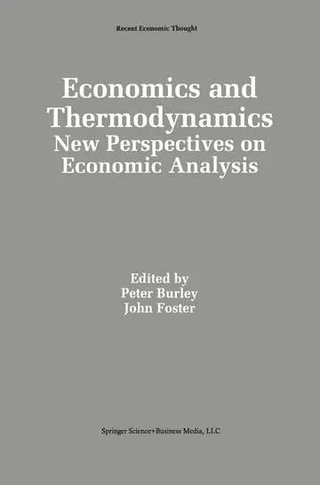 Cover of Economics and Thermodynamics