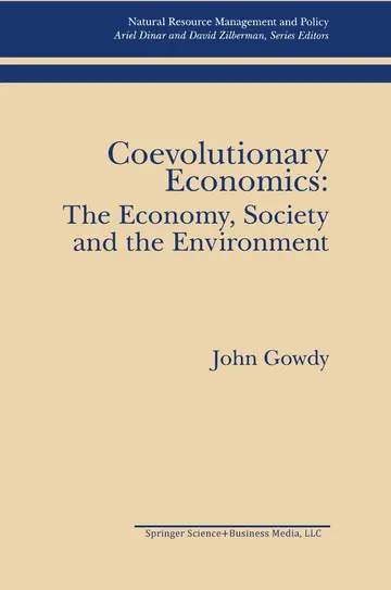 Cover of Coevolutionary Economics