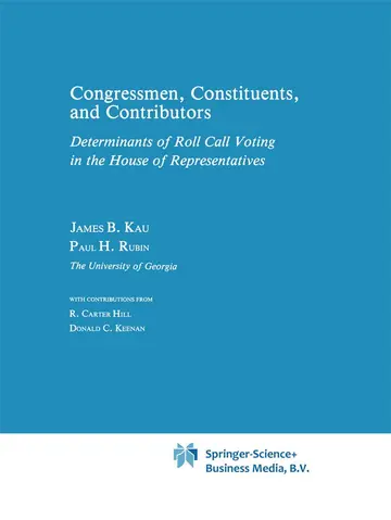 Cover of Congressman, Constituents, and Contributors