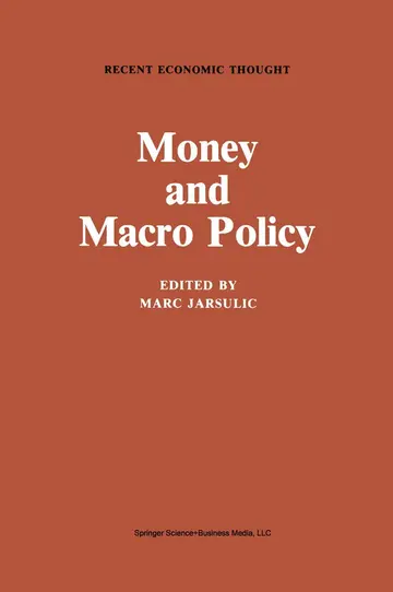 Cover of Money and Macro Policy