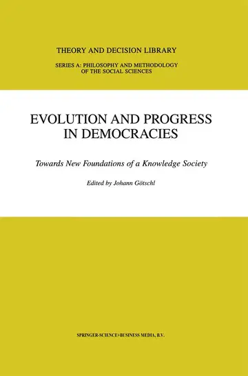 Cover of Evolution and Progress in Democracies