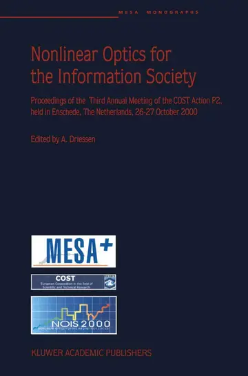 Cover of Nonlinear Optics for the Information Society