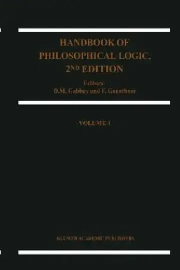 Cover of Handbook of Philosophical Logic