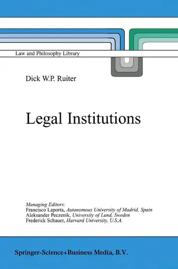 Cover of Legal Institutions