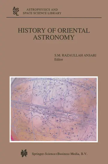 Cover of History of Oriental Astronomy