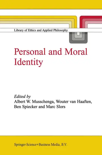 Cover of Personal and Moral Identity