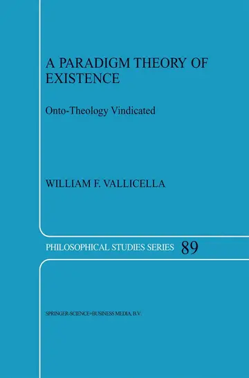 Cover of A Paradigm Theory of Existence