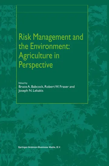 Cover of Risk Management and the Environment