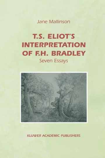 Cover of T.S. Eliot's Interpretation of F.H. Bradley