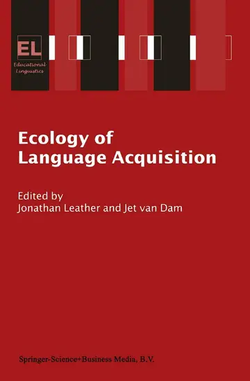 Cover of Ecology of Language Acquisition