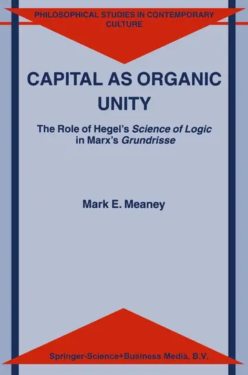 Cover of Capital as Organic Unity