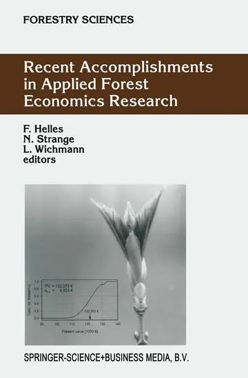 Cover of Recent Accomplishments in Applied Forest Economics Research