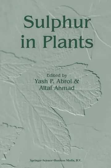 Cover of Sulphur in Plants