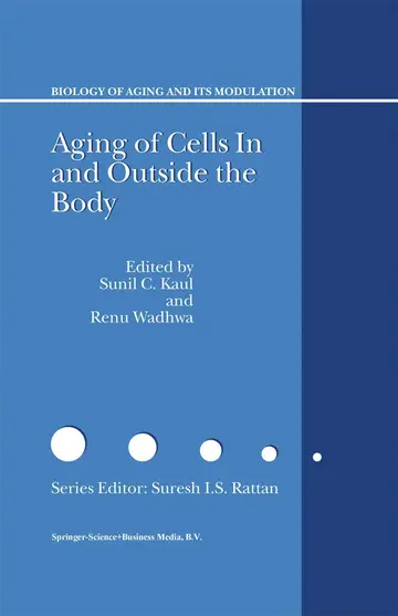 Cover of Aging of Cells in and Outside the Body